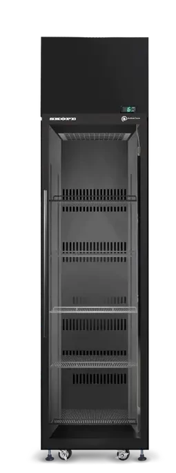 Skope 1 Glass Swing Door Upright Fridge 445L