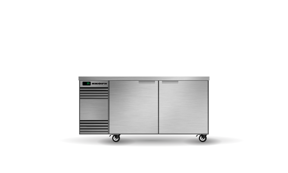 Skope BackBar SlimLine Underbench Fridge 290L