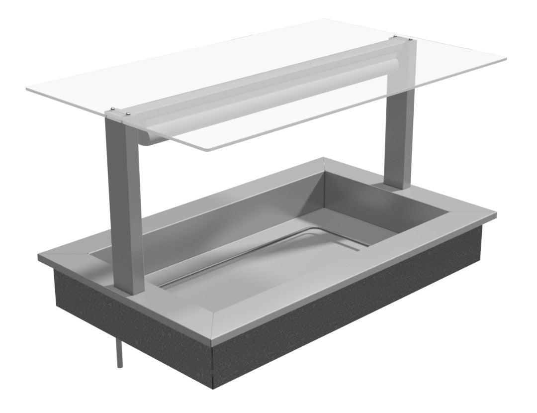 Festive SB12 | Somerset Bain Marie 1155 | 3 Pan | Somerset Bain Marie | With Planar Canopy | Commercial Food Display