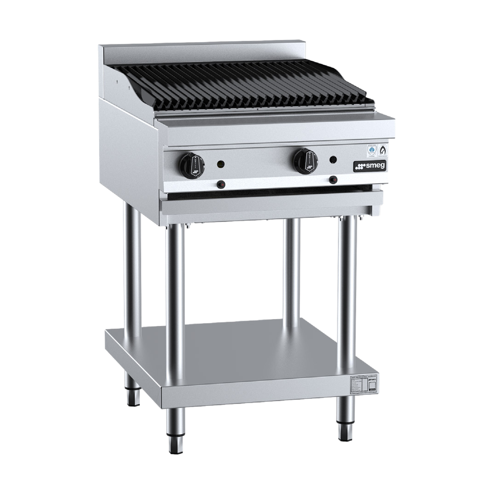 Smeg Professional SPCB6 600mm Char Broiler on Stand