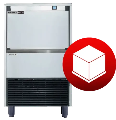 Skope SPIKA NG50 A FD | Self-Contained | Ice Cube Maker | Ice Maker | Full Dice Ice | with Integral Bin