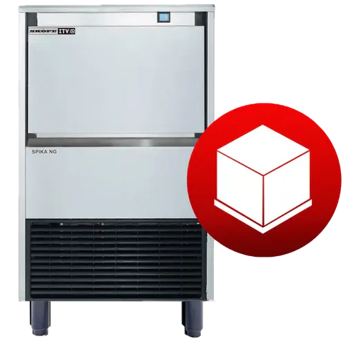Skope SPIKA NG70 A FD | Self-Contained | Ice Cube Maker | Ice Maker | Full Dice | Ice Maker with Integral Bin