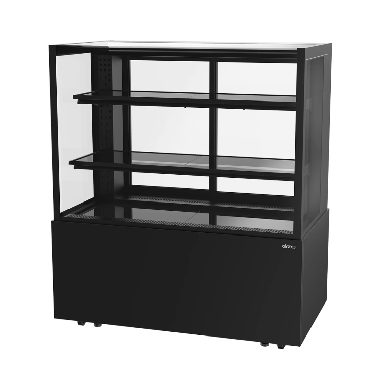 Airex AXH.FDFSSQ.12 1200 Series 1200mm Freestanding Heated Square Heated Food Display