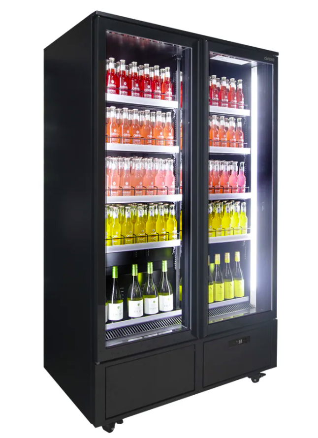Airex AXR.MEUR.2D 2 Door Upright Fridge 900L Upright Merchandiser Fridge Display Fridge