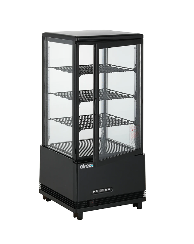 Airex AXR.MECT.1.0966 Single Door Countertop 78L Upright Merchandiser Fridge Display Fridge