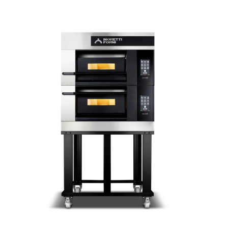 Moretti COMP X50E/2/S series X I Double Deck Pizza Oven I on Stand I 341kg