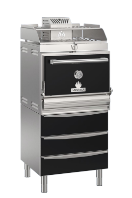 Mibrasa HMB-HOT-SB-75 Oven With Heated Holding Drawers and Heating Rack - 3 Temp zones
