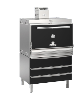 Mibrasa HMB-HOT-110 Oven With Heated Holding Drawers - 3 temp zones