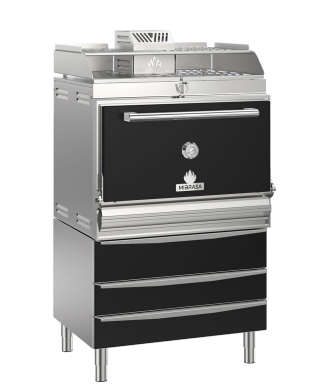 Mibrasa HMB-HOT-SB-110 Oven With Heated Holding Drawers And Heating Rack - 3 temp zones