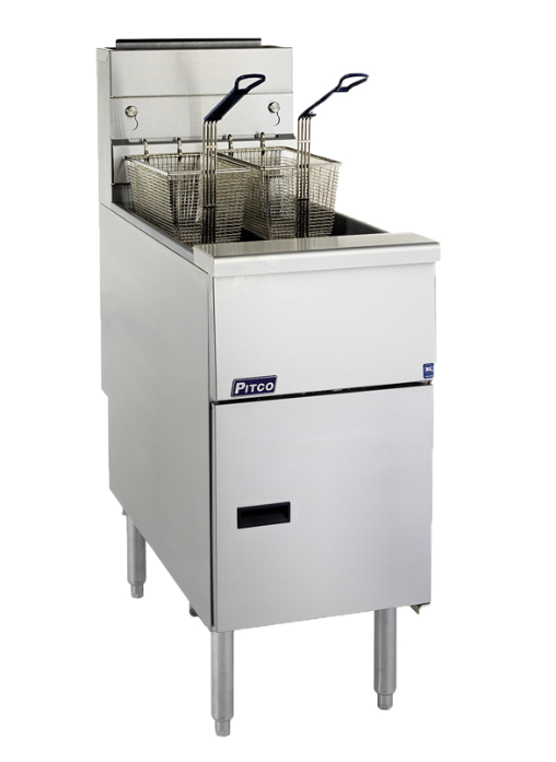 Pitco SG14-FR | Millivolt Filter Ready Fryer | Gas Fryer | 2 Baskets