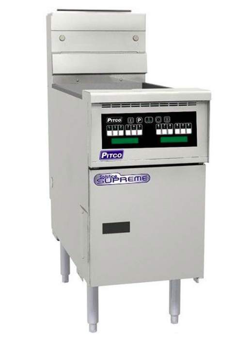 Pitco SSH55C | Solstice Supreme Fryer | Computer Control | Gas Fryer | 2 Baskets