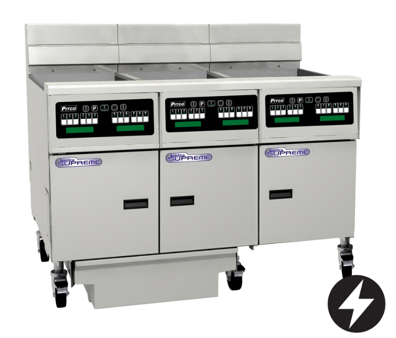 Pitco SE14C-3/FD | Solstice Fryer | Filter Drawer | Electric Fryer | 3 Bank Fryer