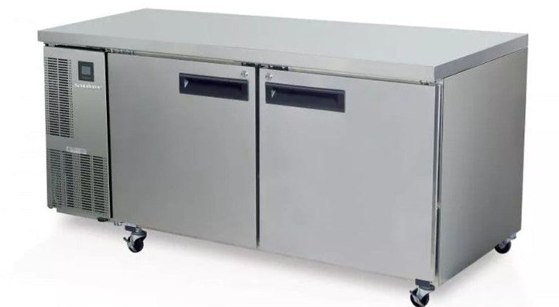 Skope PG500HC | Pegasus | Horizontal 2/1 Series | Two Doors Bench Fridge | 480L
