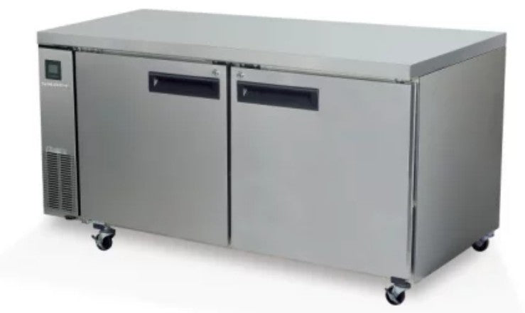 Skope PG500HCr | Pegasus | Horizontal 2/1 Series | Two Solid Door | Bench Fridge Remote | 480L | Fridge | Commercial Under Bench Fridge