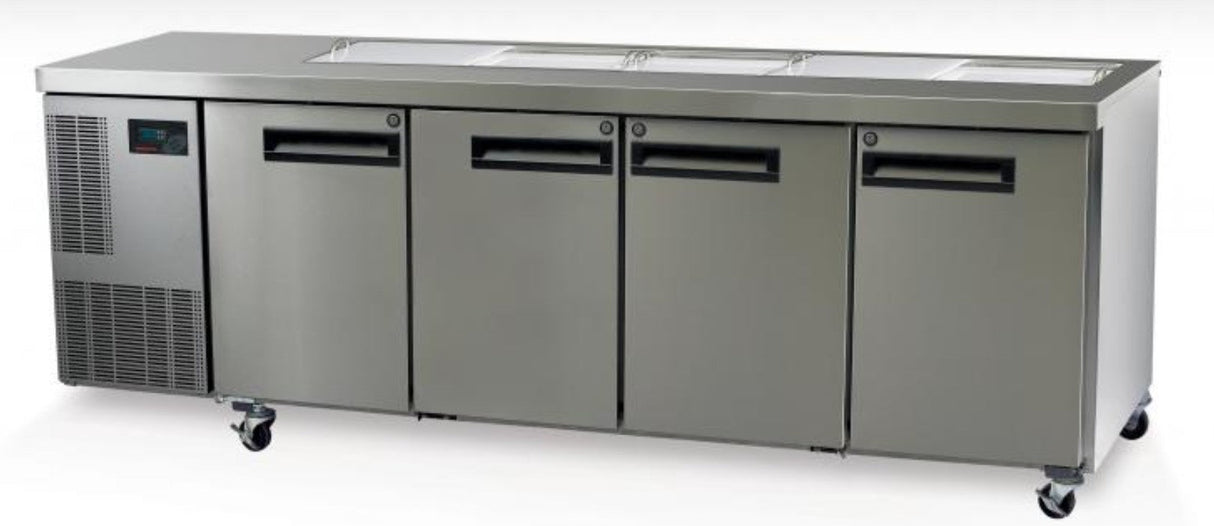 Skope PG550 Prep | 4 Solid Door | 1/1 Preparation GN Fridge | Salad Preparation | Skope Prep Fridge | Fridge