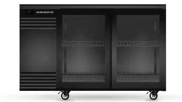 Skope BB.2.GSL.r | 2 Glass Sliding Door | Fridge | Remote | BackBar Fridge | Commercial Under Bench Fridge