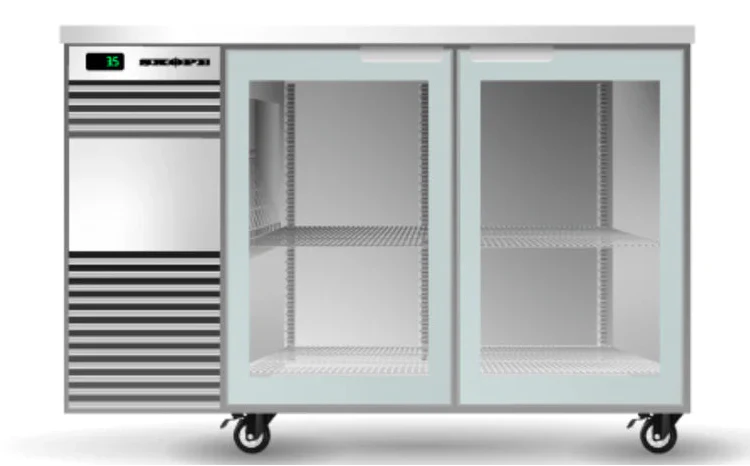 Skope BB.2.GSW.r-SS | Fridge | 2 Glass Swing Door | Remote | BackBar Fridge | Commercial Under Bench Fridge