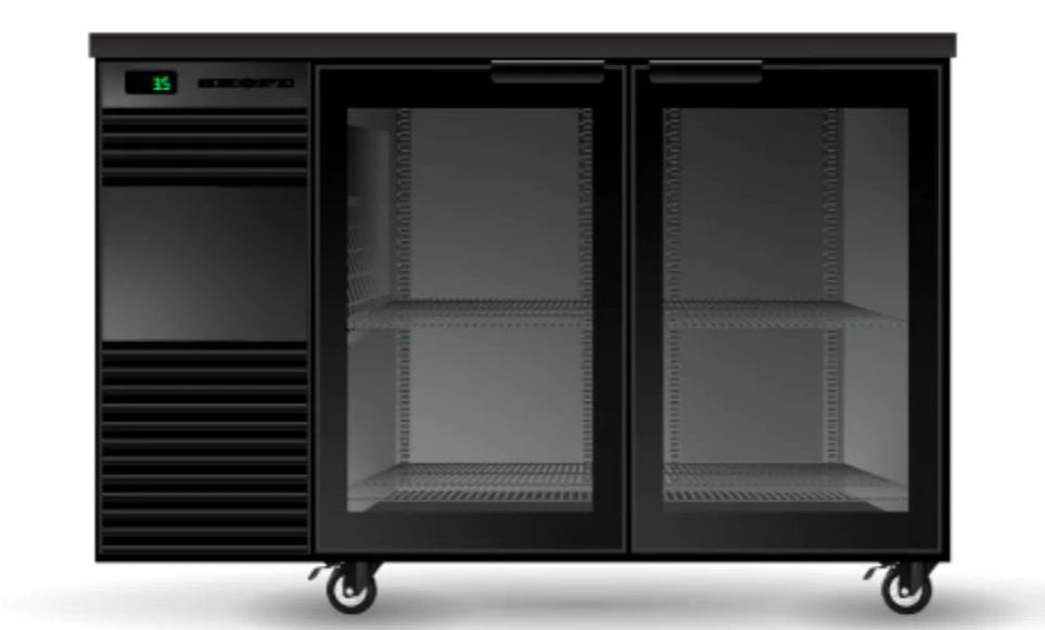 Skope BB.2.GSW.r | Fridge | 2 Glass Swing Door | BackBar Fridge | Commercial Under Bench Fridge