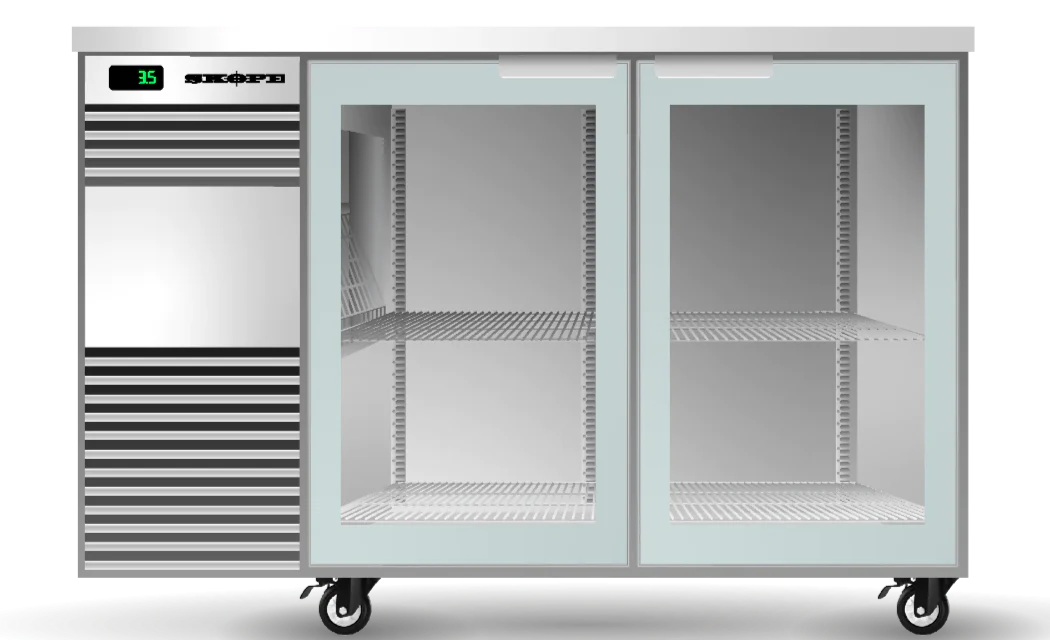 Skope BB.2.SSW-SS | BackBar | 2 Solid Swing Door | Fridge | Undercounter Fridge | BackBar Fridge | Commercial Under Bench Fridge