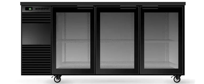 Skope BB.3.GSW.T | Tropical | 3 Glass Swing Door | Back Bar| Fridge | Undercounter Fridge | Commercial Under Bench Fridge