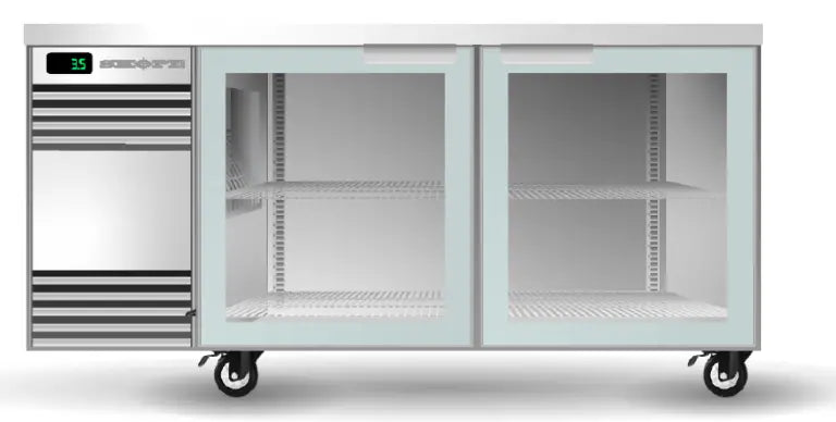 Skope CL.2.GSL.r-SS | Remote | BackBar | 2 Glass Door | Swing Door | CounterLine | Fridge | Display Fridge | Commercial Display Fridge
