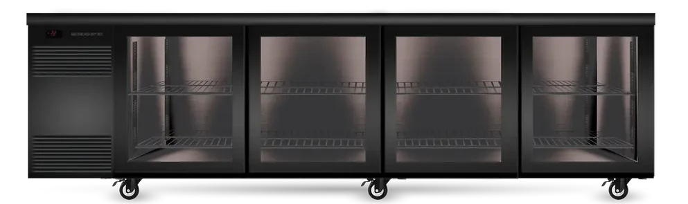 Skope CL.4.GSL | BackBar | 4 Glass | Sliding Door | CounterLine | Fridge | Commercial Fridge