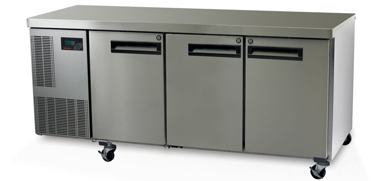 Skope PG400HF | 3 Solid Door | 1/1 Underbench GN | Freezer | Commercial Underbench Freezer