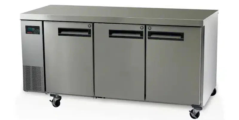Skope PG400HFr | 3 Solid Door | 1/1 Underbench Gn | Freezer Remote | 410 Litres | Freezer | Commercial Underbench Freezer