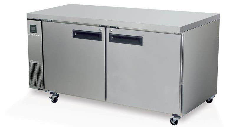Skope PG500HF | 2 Solid Door | 2/1 Underbench GN | Freezer Remote | Freezer | Underbench Freezer | Commercial Underbench Freezer