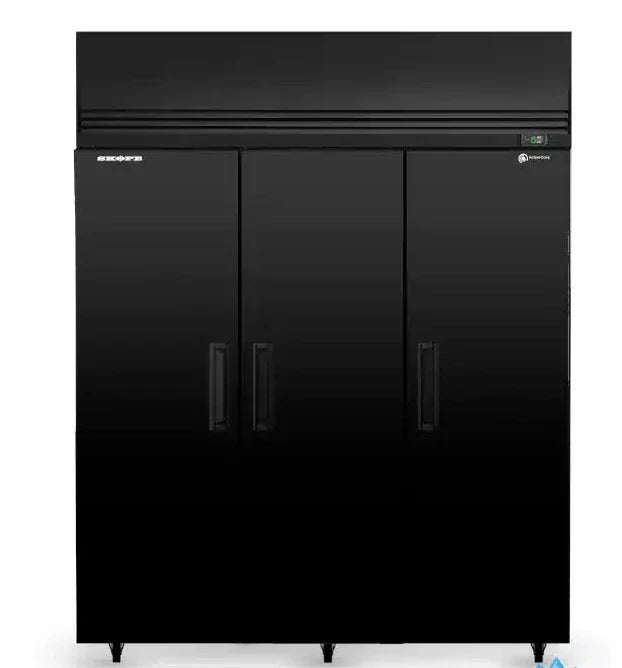 Skope SKFT1500NS-A | 3 Solid Door | Upright Display | Customisable | Storage Freezer | Commercial Upright Freezer