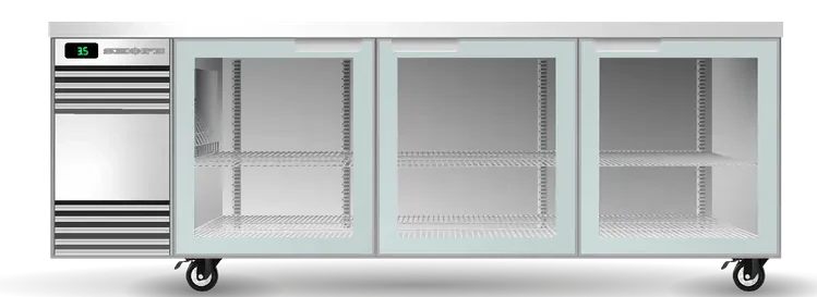 Skope SL.3.GSW.T-SS | Tropical | BackBar | 3 Glass Door | Swing Door | SlimLine | Fridge | Display Fridge | Commercial Fridge