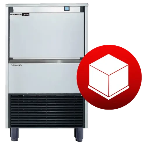 Skope SPIKA NG50 A FD DP | Self-Contained | Ice Cube Maker | Ice Maker | Full Dice Ice | with Integral Bin | and Drain Pump