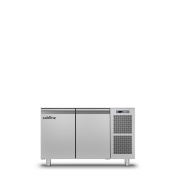 TP13/1B - Coldline TP13/1B 2 Door Freezer Master Counter - With Top