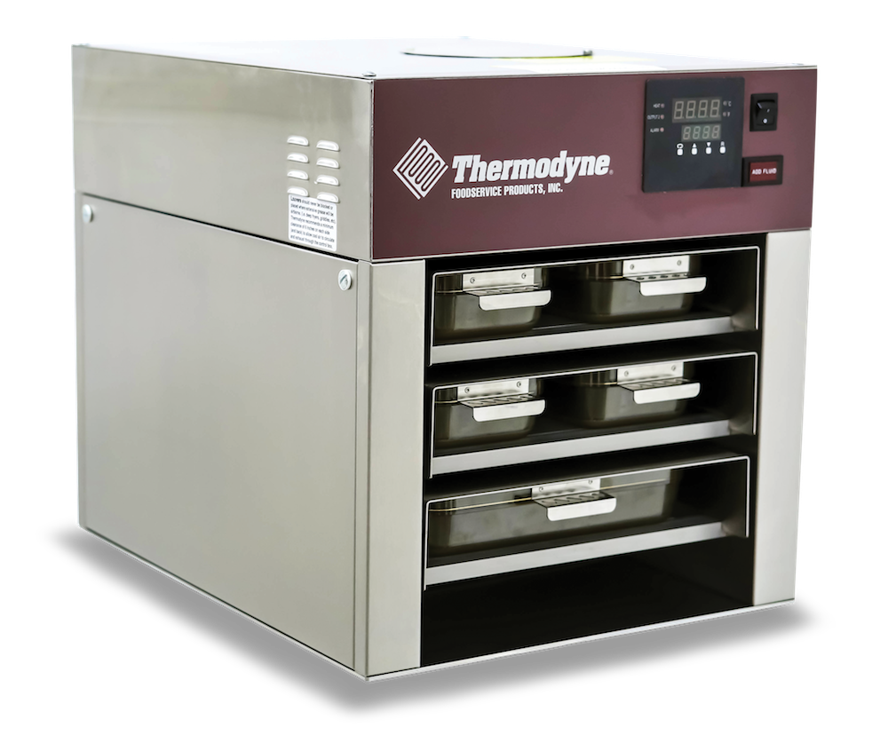 Thermodyne Countertop Food Warmer No Doors - 3 x 1/1 GN
