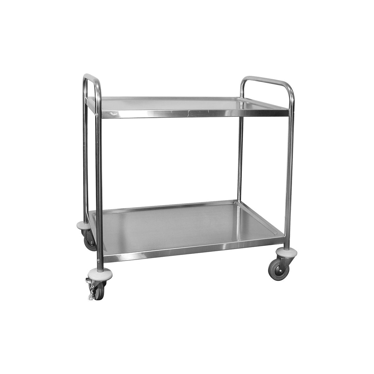 TR-516 - Caterax Stainless Steel 2-Shelf Serving Trolley 710x405x810Mm