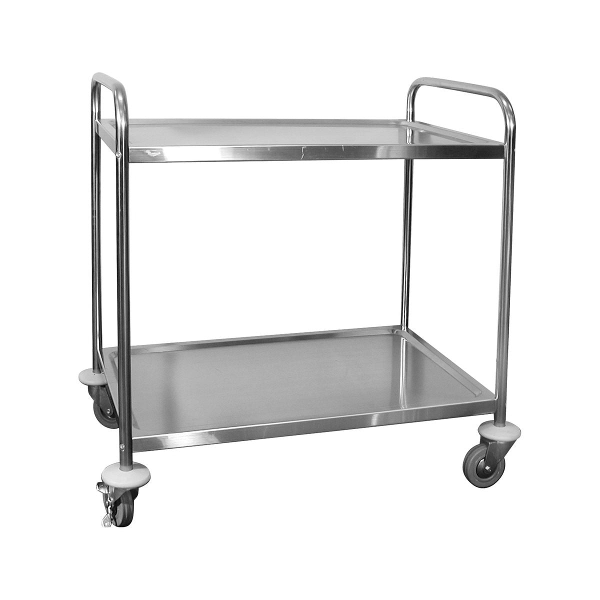 TR-520 - Caterax Stainless Steel 2-Shelf Serving Trolley 860x535x930Mm