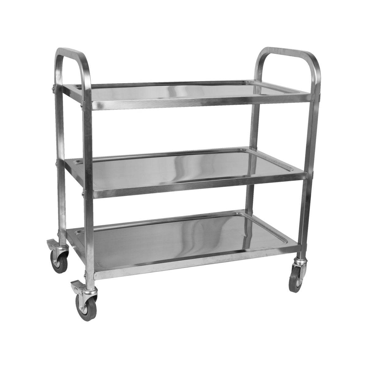 TR-550 - Sunnex Stainless Steel XHD 3-Shelf Serving Trolley 950x550x940Mm