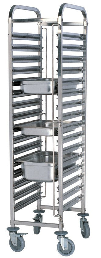 ANVIL Stainless Steel 15 Tier GN Trolley 385 x 550 x 1735 18kg $400