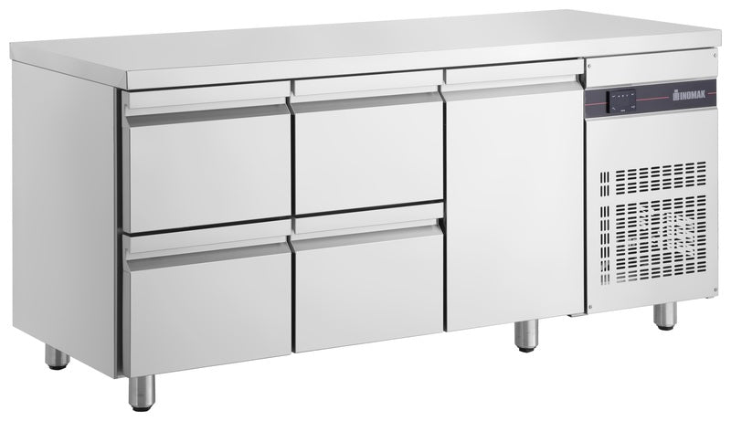 GLACIAN 1 Door 4 Drawers Fridge