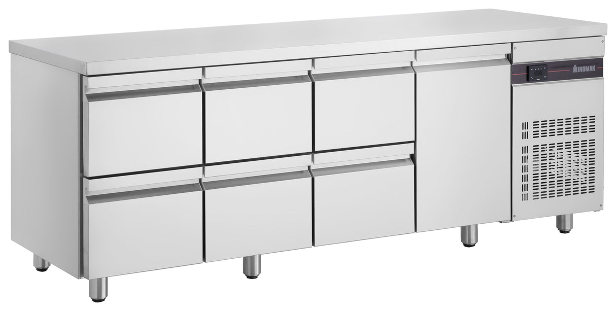 GLACIAN 1 Door 6 Drawers Fridge