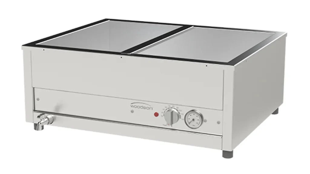 Woodson W.BML21 2/1GN Benchtop Bain Marie Stainless Steel Bain Marie