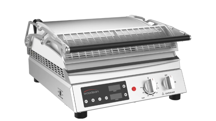 Woodson W.CG8 8 Slice Contact Grill Commercial Contact Grill