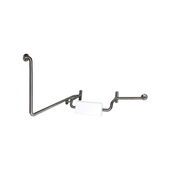 3monkeez WA-BRGR-90LH Back Rests with Integrated Grab Rail Left Hand (90 Degrees)