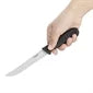 c420 - Hygiplas Scalloped Utility Knife Black 125mm