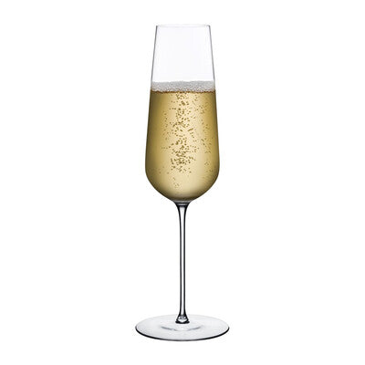 NUDE Stem Zero Elegant Crystal Wine & Champagne Glassware Collection (Set of 6)