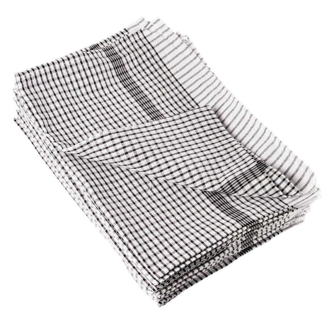 CC597 - EDLP - Vogue Wonderdry Tea Towels Black - 760x510mm 30x20" (