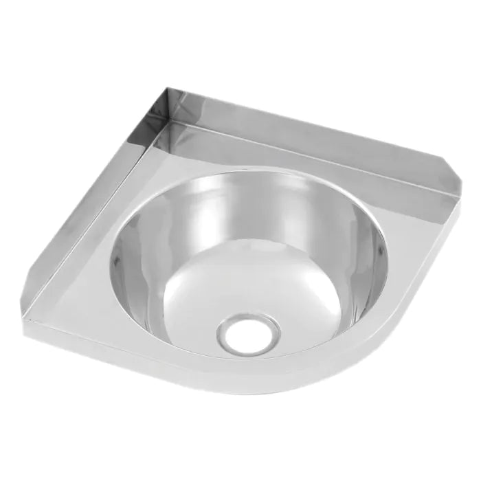3monkeez HBCR Corner Stainless Steel Hand Basin