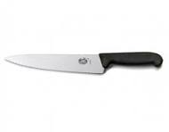 Cooks - Carving Knife, Wavy Edge 22cm - Black