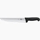 Butchers Knife, Straight Back 23cm - Black