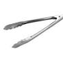 3078 - Chef Inox Scollaped Head Utlity Tongs S/S 246x46mm Matt